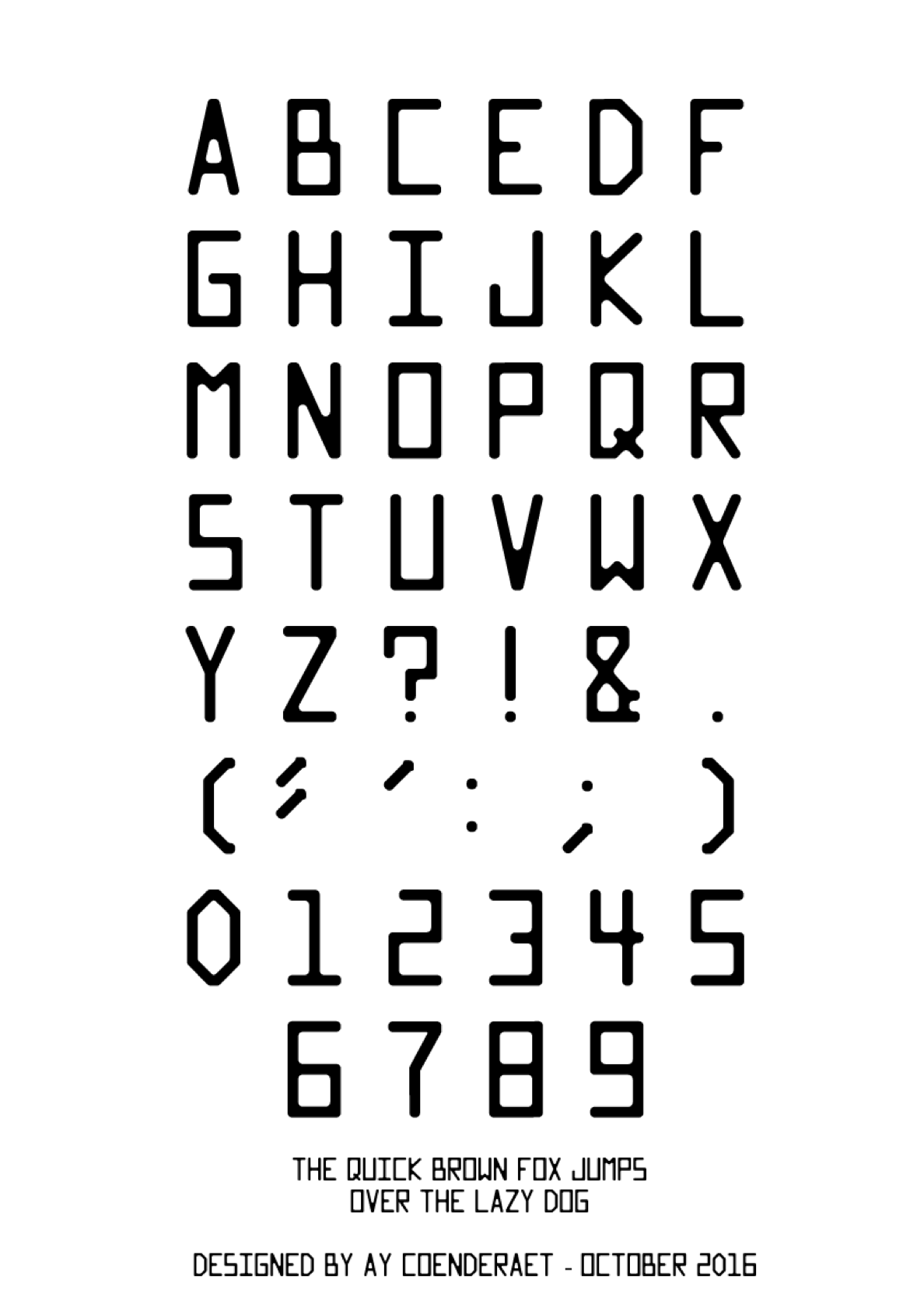 Typo Monospace "rectangle"