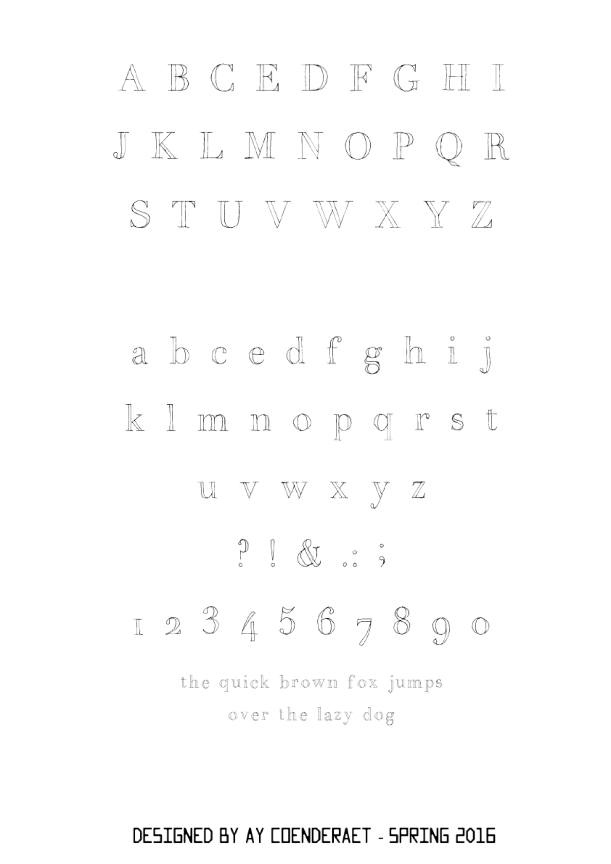 l'ensemble des typos didones 