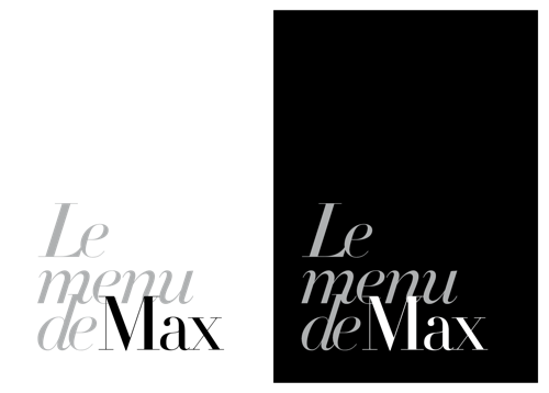la tabe de Max restaurant bistronomique : le menu